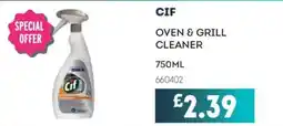 Bestway CIF Oven & grill cleaner offer