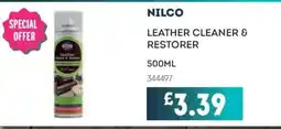 Bestway NILCO Leather cleaner & restorer offer