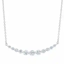 Costco 1.00ctw Round Brilliant Cut Diamond Necklace,14ct White Gold offer