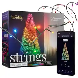 Costco 105 ft (32m) Twinkly 400 App Controlled Multicolour Strings LED Lights offer