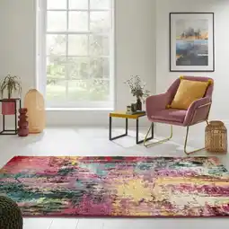 Costco Art Garden Multicolour Rug in 2 Sizes offer