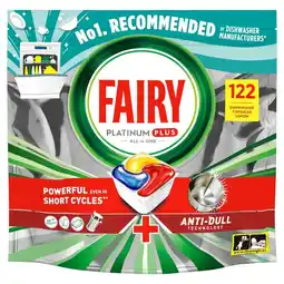 Costco Fairy Platinum Plus Lemon Dishwasher Capsules, 122 Pack offer