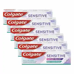 Costco Colgate Sensitive Instant Relief Repair + Enamel Strength Toothpaste 6x75ml offer