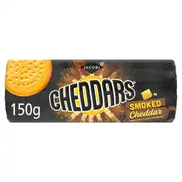 Iceland Jacob's Smoked Cheddar Flavour Cheddars 150g offer