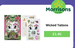 Morrisons Wicked Tattoos offer