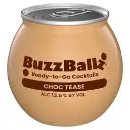 Iceland BuzzBallz Choc Tease Cocktails 200ml offer