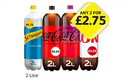 Londis Schweppes Lemonade, Coca Cola Zero, Cherry, Diet Coke offer