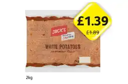 Londis Jack's White Potatoes offer