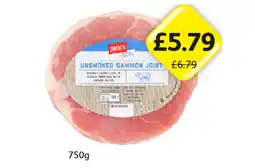 Londis Jack's Unsmoked Gammon Joint offer