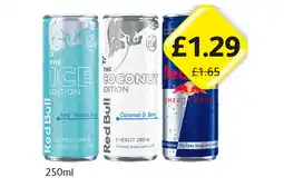 Londis Red Bull, Coconut, Ice offer