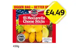 Londis MJ's Mozzarella Cheese Sticks offer