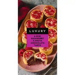 Iceland Iceland 8 Mini Raspberry & White Chocolate Tarts 176g offer