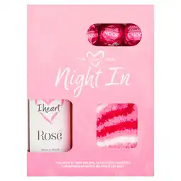 Iceland I Heart Rose Wine Gift Set with Socks & Chocolates offer