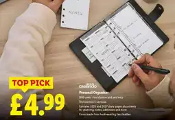 Lidl Personal Organiser offer