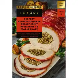 Iceland Iceland Luxury Perfect Stuffed Chicken Breast Joint with Honey & Maple 1kg offer