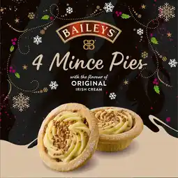 Iceland Baileys 4 Mince Pies offer
