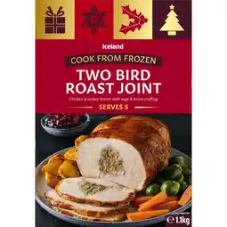 Iceland Iceland Two Bird Roast Joint 1.1kg offer