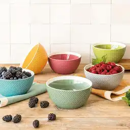 Costco Over & Back Stoneware Bowl Set, 6 Piece offer