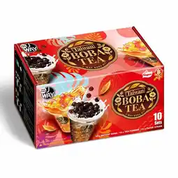 Costco JWAY Taiwan Boba Tea Kit, 10 Sets / 5 Flavours offer