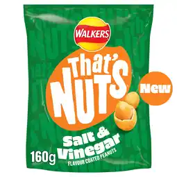 Iceland That’s Nuts Walkers Salt & Vinegar Sharing Coated Peanuts 160g offer