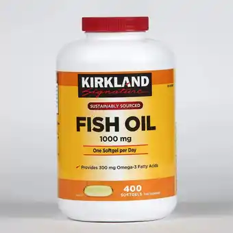 Costco Kirkland Signature Fish Oil & Omega 3, 400ct offer