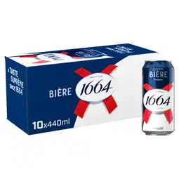 Iceland Kronenbourg 1664 Biere Beer Lager 10x440ml Cans offer