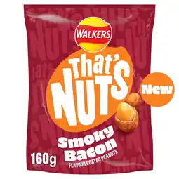 Iceland That’s Nuts Walkers Smoky Bacon Sharing Coated Peanuts 160g offer