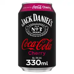 Iceland Jack Daniel's & Coca-Cola Cherry 330ml offer