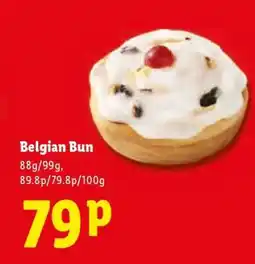 Lidl Belgian Bun offer