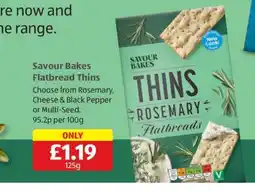 Aldi Savour Bakes Flatbread Thins offer