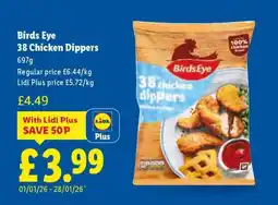 Lidl Birds Eye 38 Chicken Dippers offer