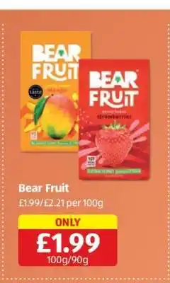 Aldi Bear Fruit offer