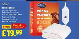 Lidl Electric Blanket offer