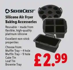 Lidl SilverCrest Silicone Air Fryer Baking Accessories offer