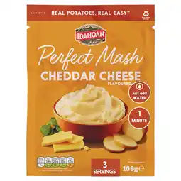 Iceland Idahoan Perfect Mash Cheddar Cheese Flavoured 109g offer