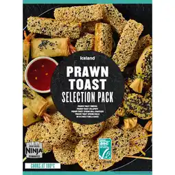 Iceland Iceland Prawn Toast Selection 30 Pack 540g offer