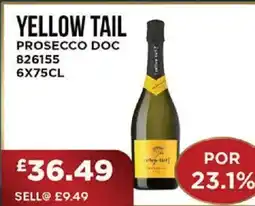 Bestway YELLOW TAIL Prosecco doc offer