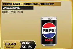 Bestway Pepsi max - original/cherry offer