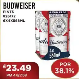 Bestway BUDWEISER Pints offer