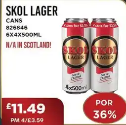 Bestway SKOL LAGER Cans offer