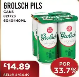 Bestway GROLSCH PILS Cans offer