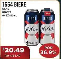 Bestway 1664 BIERE Cans offer