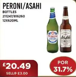 Bestway PERONI/ASAHI Bottles offer