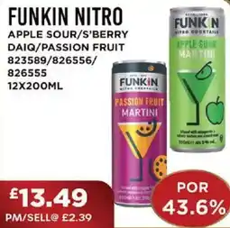 Bestway FUNKIN NITRO Apple sour/s'berry daiq/passion fruit offer