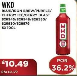 Bestway WKD Blue/iron brew/purple/ cherry ice/berry blast offer