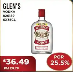 Bestway GLEN'S Vodka offer