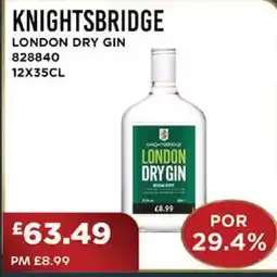 Bestway KNIGHTSBRIDGE London dry gin offer