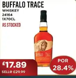 Bestway BUFFALO TRACE Whiskey offer