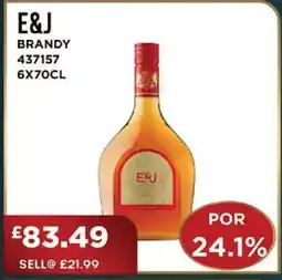 Bestway E&J Brandy offer
