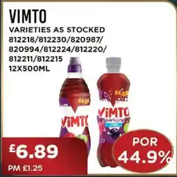 Bestway VIMTO offer